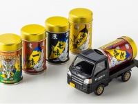 一家に一台？「日本三大七味唐辛子」の七味缶デザイントラックミニカーが発売