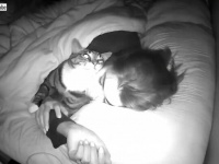 愛猫が「ねえねえ、ちょっと起きてお布団に入れて！」と、飼い主のベッドにもぐりこんで来た結果