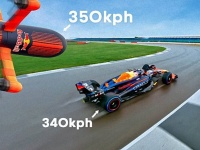 最高時速350kmのドローンカメラでF1マシンを追うことはできるのか？世紀の実験が始まる