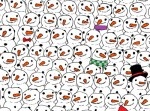 【ゲキ難】雪だるまの中のパンダ、見つけられる？