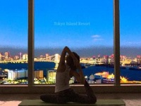 絶景を眺めながらのヨガは贅沢です