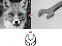動物と何かを組み合わせて、シンボリックなアイコンを作ってみた。