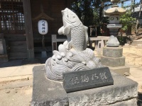 招福の鯉（2019年4月16日、写真はすべてJタウンネット撮影）