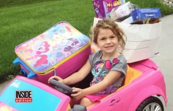 火事の被害に遭ったご近所さんのために・・・４歳の少女の思いやりのある行動に感動の声