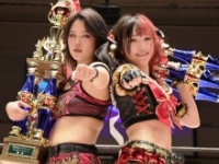 優勝した山下実優＆伊藤麻希