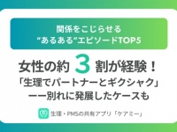 別れに発展したケースも……。女性の約3割が経験している「生理が原因でパートナーとうまくいかなかったこと」