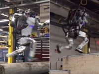 また人に近づいてきた！ヒューマノイドロボット「アトラス」がジャンプしながら華麗なるパルクールを決める