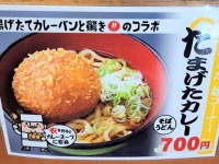 「かけうどんにカレーパン乗せただけ」　茨城生まれの仰天メニュー「たまげたカレーうどん」にぶったまげ