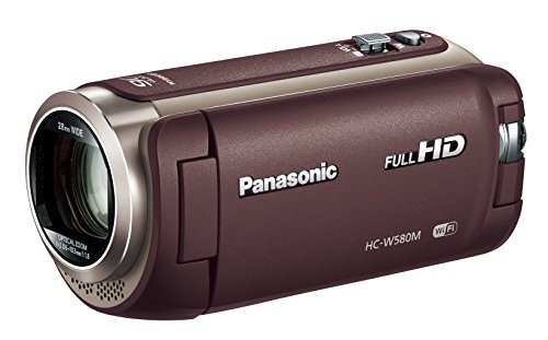 Panasonic HDビデオカメラ W580M 32GB サブカメラ搭載 高倍率90倍ズーム ブラウン HC-W580M-T