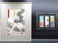 「機動戦士ガンダム」が浮世絵に！あの名シーンが浮世絵＆千社札となった華麗なるコラボレーションが誕生