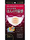 【10個セット】やわらか保湿 ほんのり温感マスク やや小さめ 5枚入り