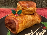 この発想はなかった　焼きめし詰まった「チャーシュードノエル」に反響「ケーキよりこっちがいい」