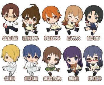 ぺたん娘トレーディングラバーストラップ