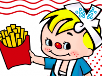 香港でマクドナルドと出前一丁が融合した！？出前一丁味のポテトや出前坊やのドンブリなどのグッズが登場！