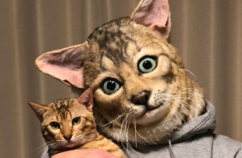 ペットと同じ顔になれる！？リアルなフェイスマスクがオーダーメイドできるぞ！