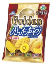 “金”にちなんだフルーツのハイチュウアソート、その名も『Goldenハイチュウアソート』登場