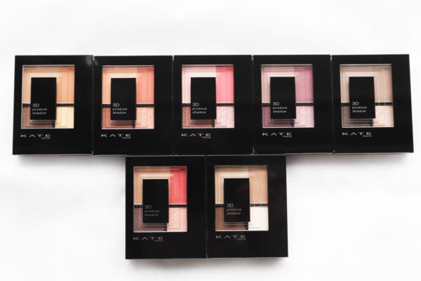 KATE新作「３Dプロデュースシャドウ」全色レビュー！　骨格陰影をプロデュース
