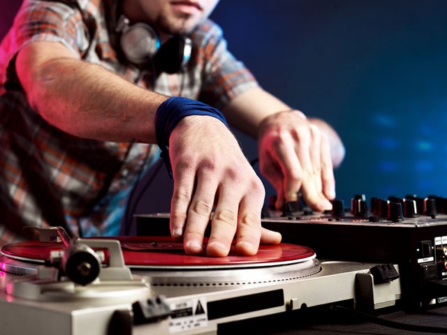 Dj close-up