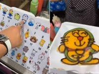 こ、これは！？76種のキャラクターを即座にパンケーキで描いてくれるタイの屋台