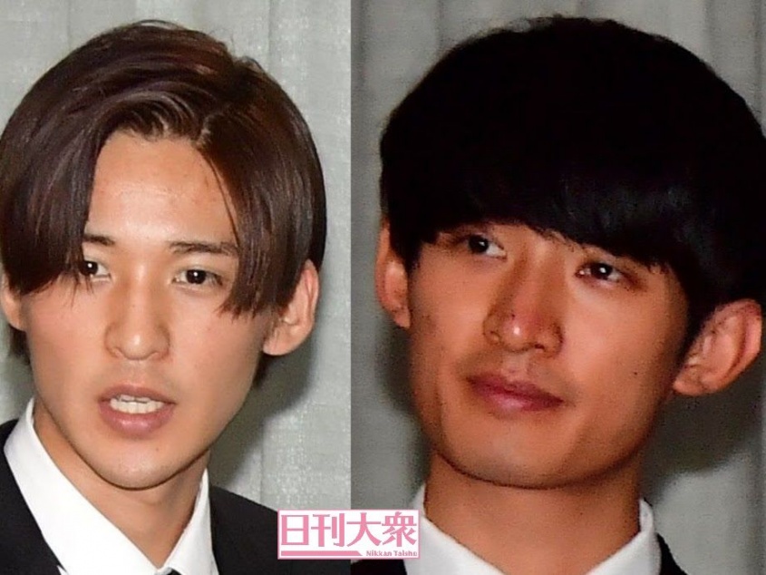 左から目黒蓮、向井康二（Ｓｎｏｗ　Ｍａｎ）