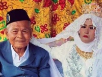 年の差76歳。103歳男性が27歳女性とお見合い結婚（インドネシア）