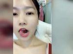 まるで生き物がいるみたい…！　すごい舌使いの中国美女現る。