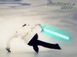 羽生結弦にライトセーバーを持たせたら⇒　違和感ゼロ！