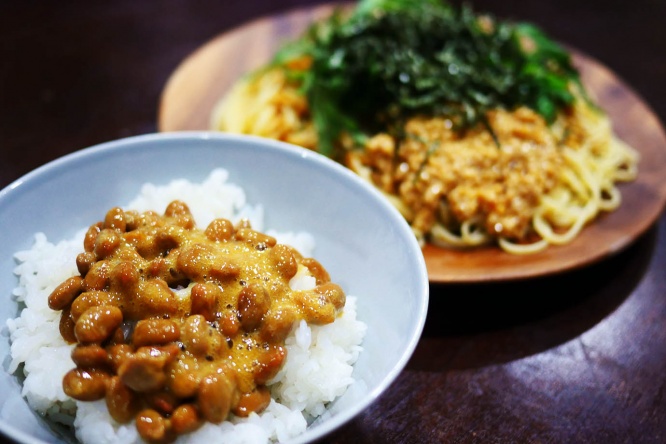 natto-spaghetti