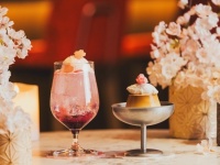 桜のクリームソーダ＆プリンが登場。OMO5東京五反田で「桜ゆらり 夜の喫茶」開催