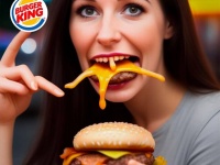 逆に？バーガーキングが生成系AIの弱点を利用してハロウィン用のホラーな広告を作成していた