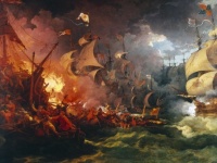 火船戦術の極み。史上最大の大量破壊兵器と称される浮遊爆弾「ヘルバーナー」の歴史（ヨーロッパ）