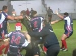 海軍ラグビー乱闘！　パンチとタックルで試合にならない
