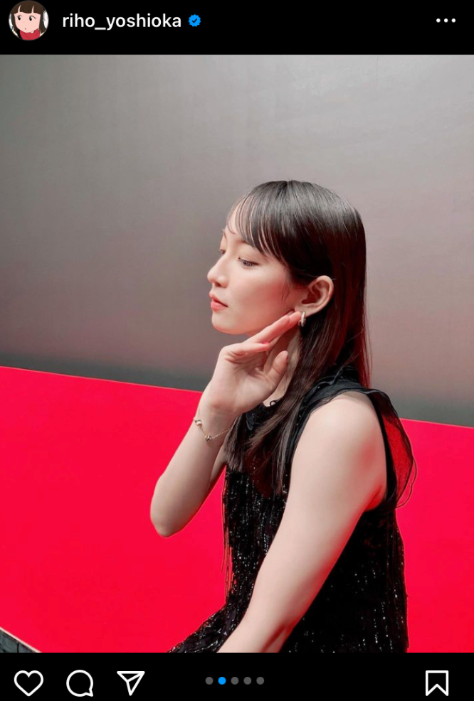 Instagram：吉岡里帆(@riho_yoshioka)より