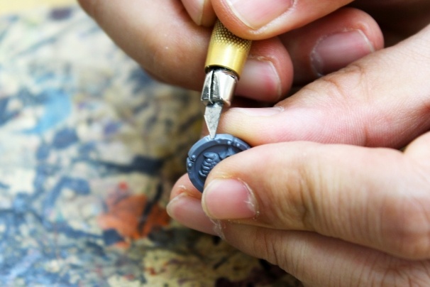 架神恭介と体験するミニチュアゲーム『ウォーハンマー』塗装編9