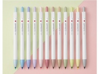 優しい色合いで手帳を彩る。ゼブラ「重ね塗りできるノック式カラーペン」新色登場