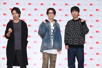 KAT-TUN・上田竜也、亀梨和也、中丸雄一(c)第72回NHK紅白歌合戦