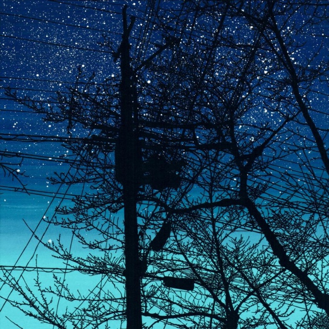 京都「哲学の道」をモチーフにした「夜に歩けば」（斉藤洋樹さんの公式ツイッターより）