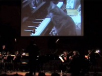猫がオーケストラにピアノ演奏で出演！？しかもうまい具合に演奏とかみ合ってる！「CATcerto」