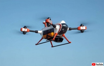 ドローンで溺れていた少年の救助に成功、ライフガードよりも先に救命胴衣を届ける