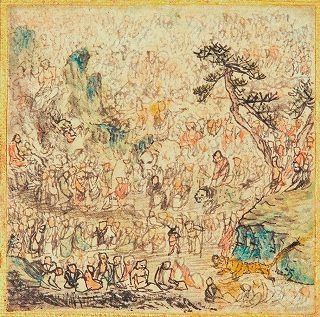 長沢芦雪「方寸五百羅漢図」