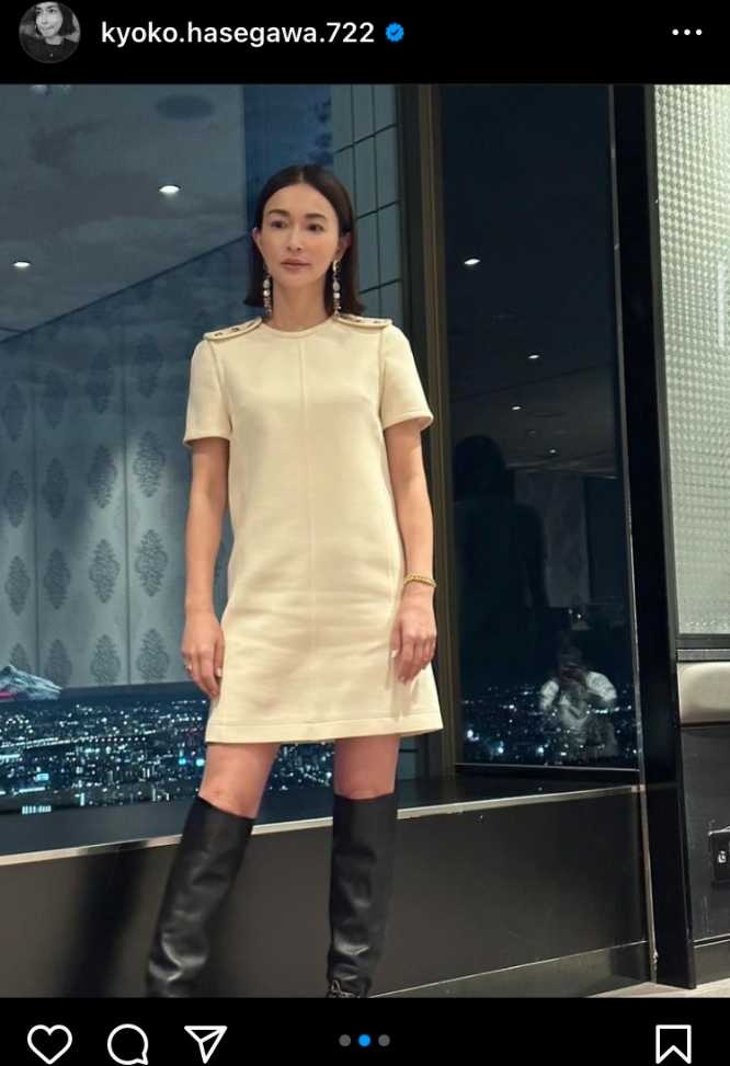 Instagram：長谷川京子(@kyoko.hasegawa.722)より