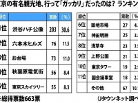 東京ガッカリ名所 ランキング