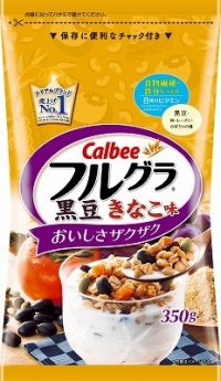 カルビー「フルグラ」シリーズから“和テイスト”の新フレーバーが誕生！『フルグラ 黒豆きなこ味』