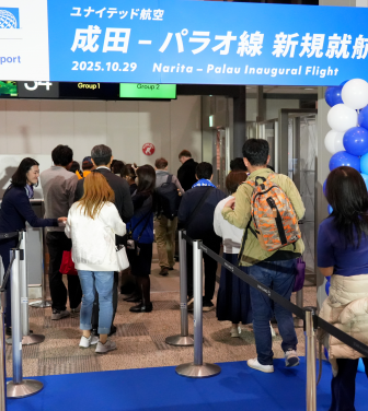8年ぶり復活で初便満席！成田-パラオ直行便、楽園が5時間の距離に