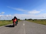 ７秒後、バイク通過で撮影者がビビるw