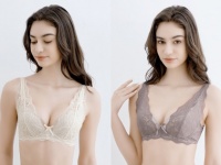 ノンワイヤーなのにまぁるいバスト。プランジノンワイヤーブラ、新色登場