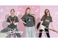 ディズニーキャラクターがバンドTシャツに！　「AMERICAN HOLIC」から6種類が登場