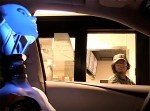 もしもドライブスルーにロボットが買いに来たら…？【面白映像】