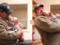 感動の再会、犬は自分を助けてくれた人のことを忘れない