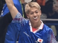 一本勝ちを収めた三浦孝太